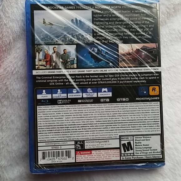 Grand Theft Auto PS4 game - Picture 3 of 3